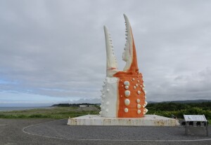 4日目　紋別名物蟹のツメオブジェ